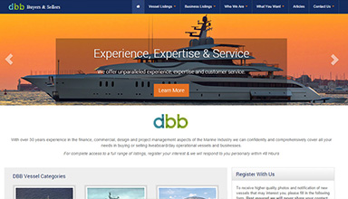 Dive Boat Brokers website sample